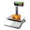 Digital 88lb Price Computing Food Scale with Pole and Dual LCD Display